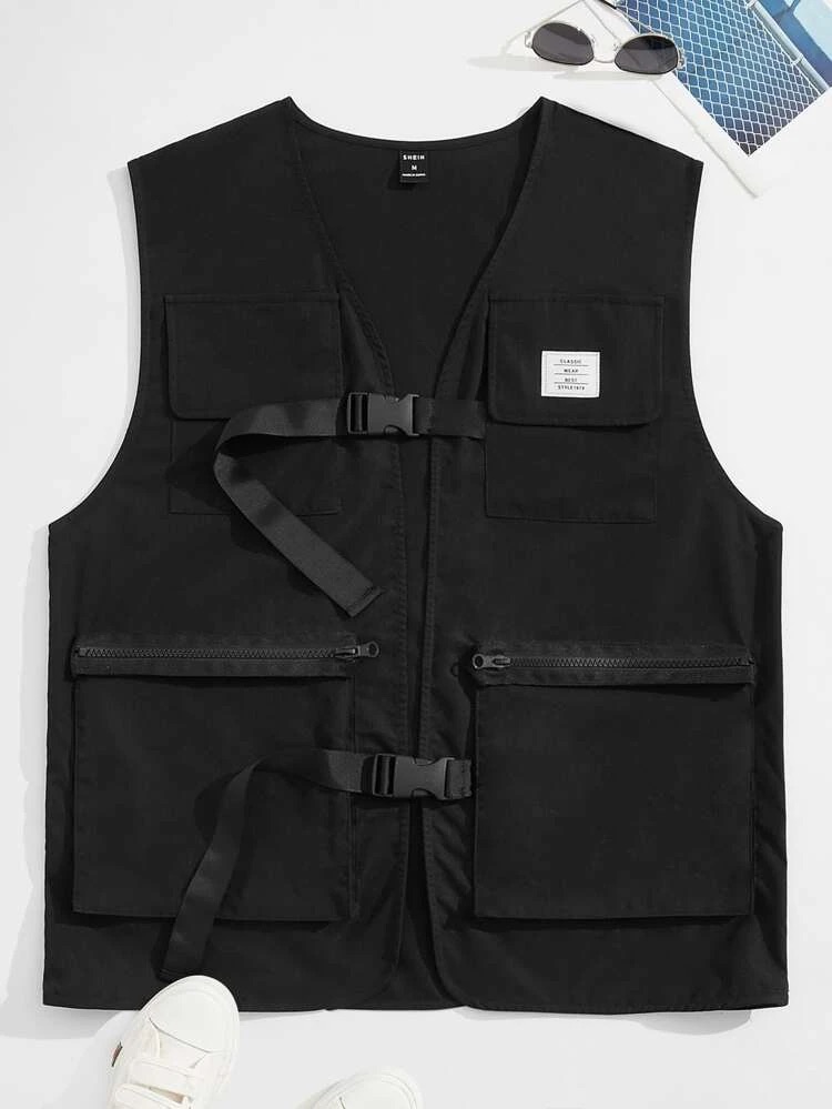Pocket Vest Jacket | BlaQ C🎱tton